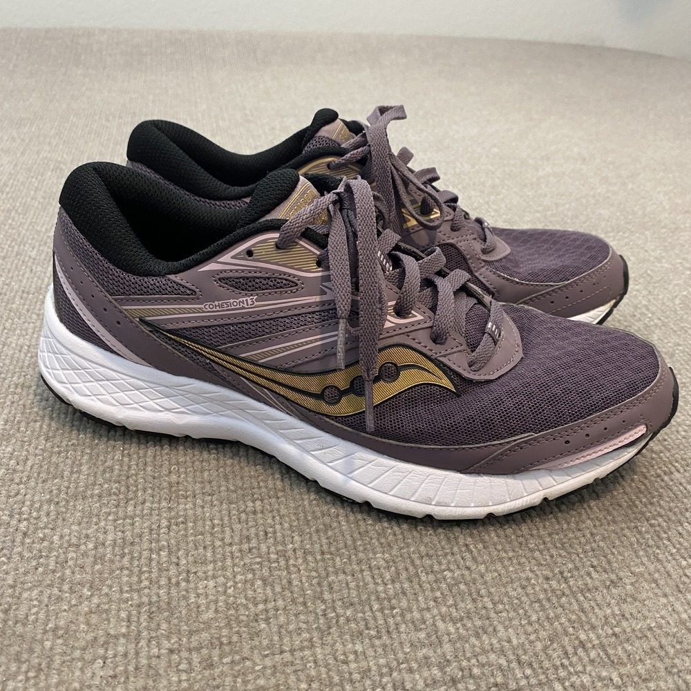Saucony Cohesion 13 Shoes Womens Size 10.5 Purple Running Cushioned S10559-6